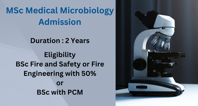 MSc Medical Microbiology Admission | Eligibility & Fee