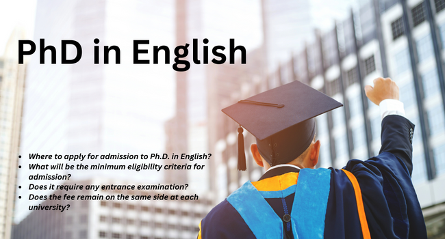 is phd in english easy