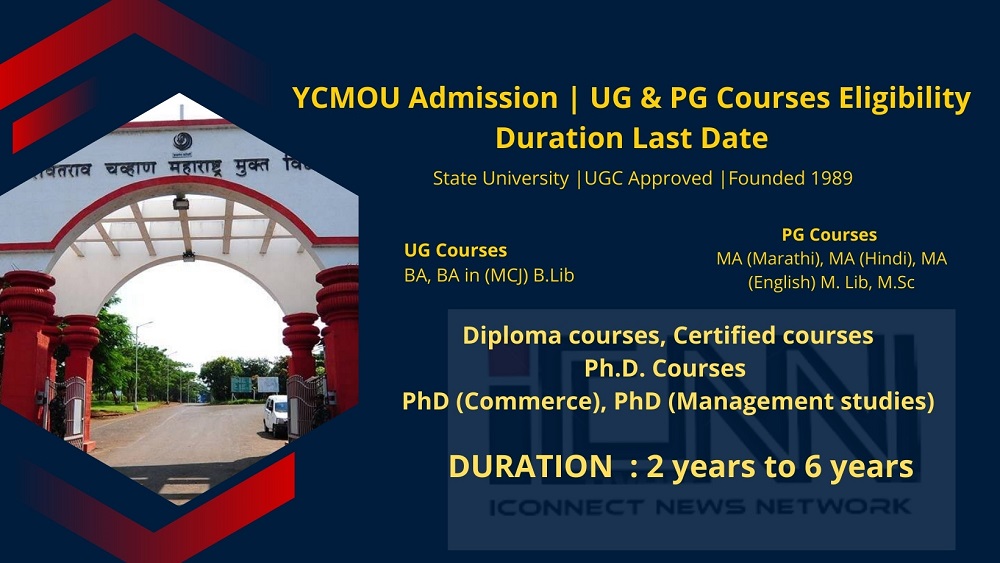 YCMOU Admission 2023 | UG & PG Courses, Last Dates, Updates