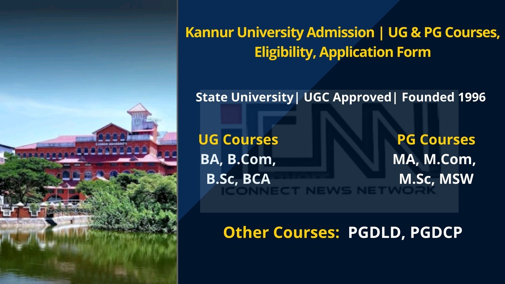 phd admission kannur university