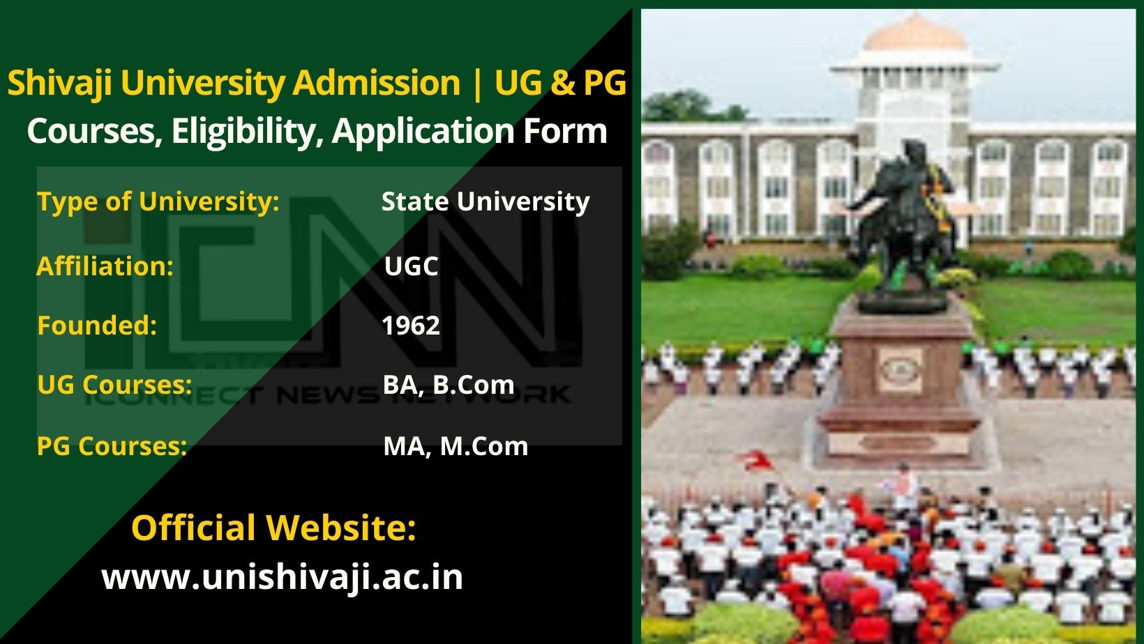 Shivaji University Result 2023 www.unishivaji.ac.in BA BCom BSc Results |  University result, University, Online university