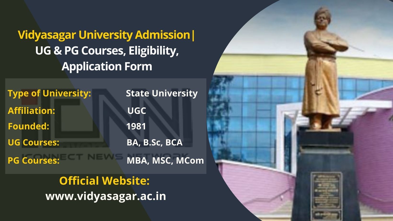 vidyasagar university phd online application